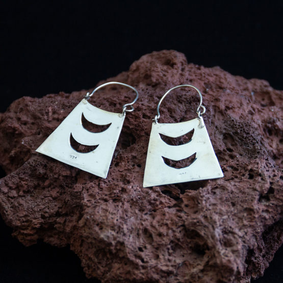 Boucles d'oreille Chaway en argent