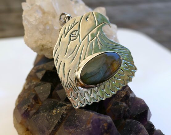 Pendentif Aigle Labradorite – Image 2