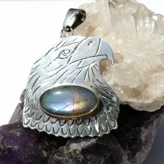 Pendentif Aigle Labradorite