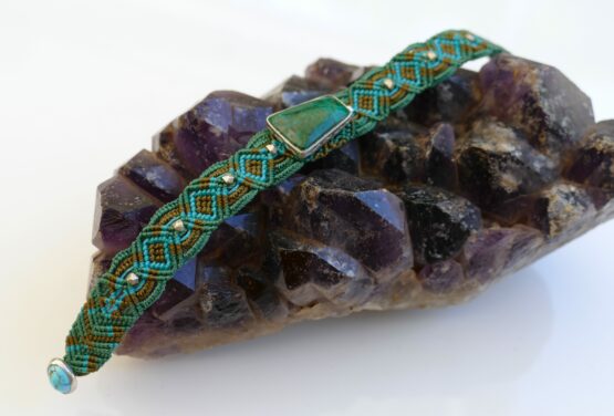 Bracelet Chrysocolle Turquoise – Image 2
