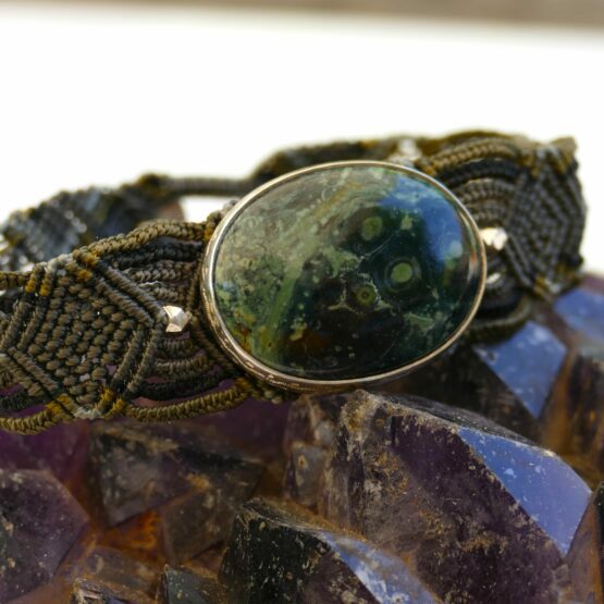 Bracelet Jaspe Kambaba Crocodile