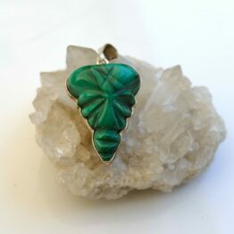 Pendentif masque Malachite