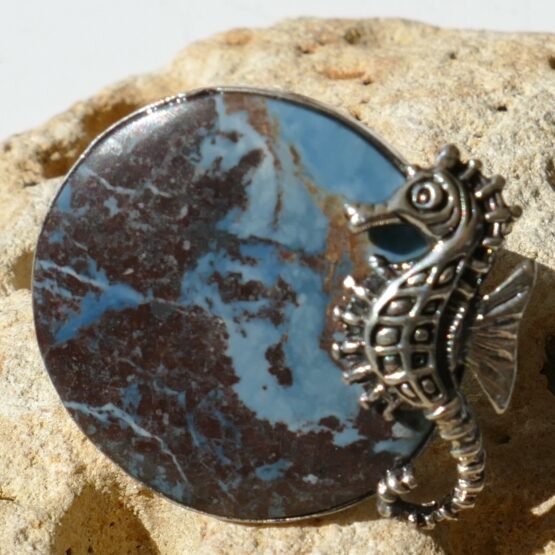 bague réglable Hippocampe Célestiale – Image 2