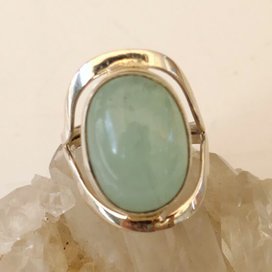 bague réglable Aigue Marine