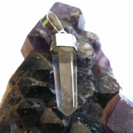 Pendentif Pointe Cristal de Roche