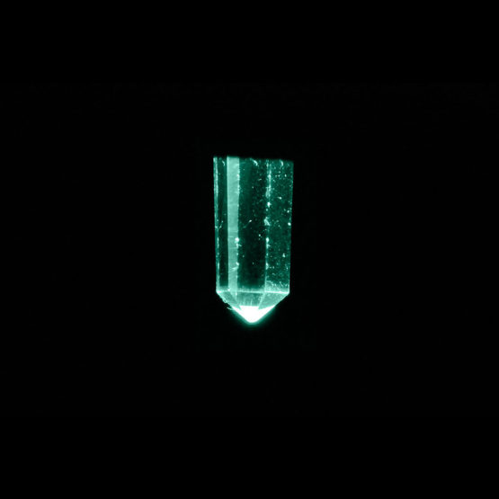 Pendentif argent cristal de roche et tourmaline verte-PE-CR-TO92 – Image 2