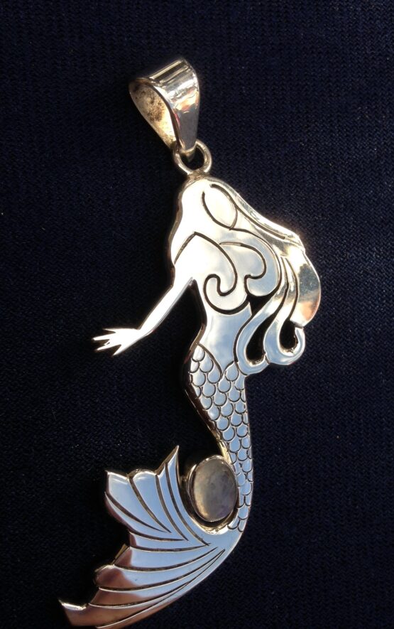 Pendentif Sirène Pierre de Lune – Image 2